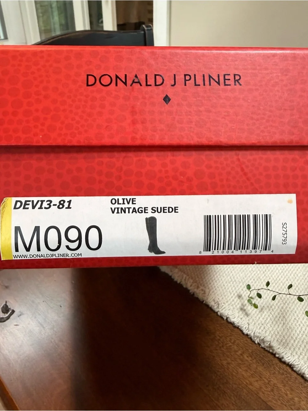 Donald J. Pliner Olive Green Camo Boots